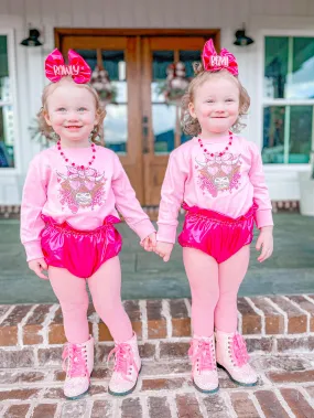 Bubblegum Glitter Boots