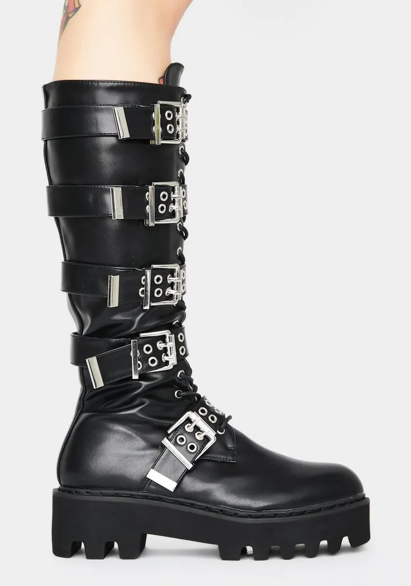 Lockdown Knee High Boots