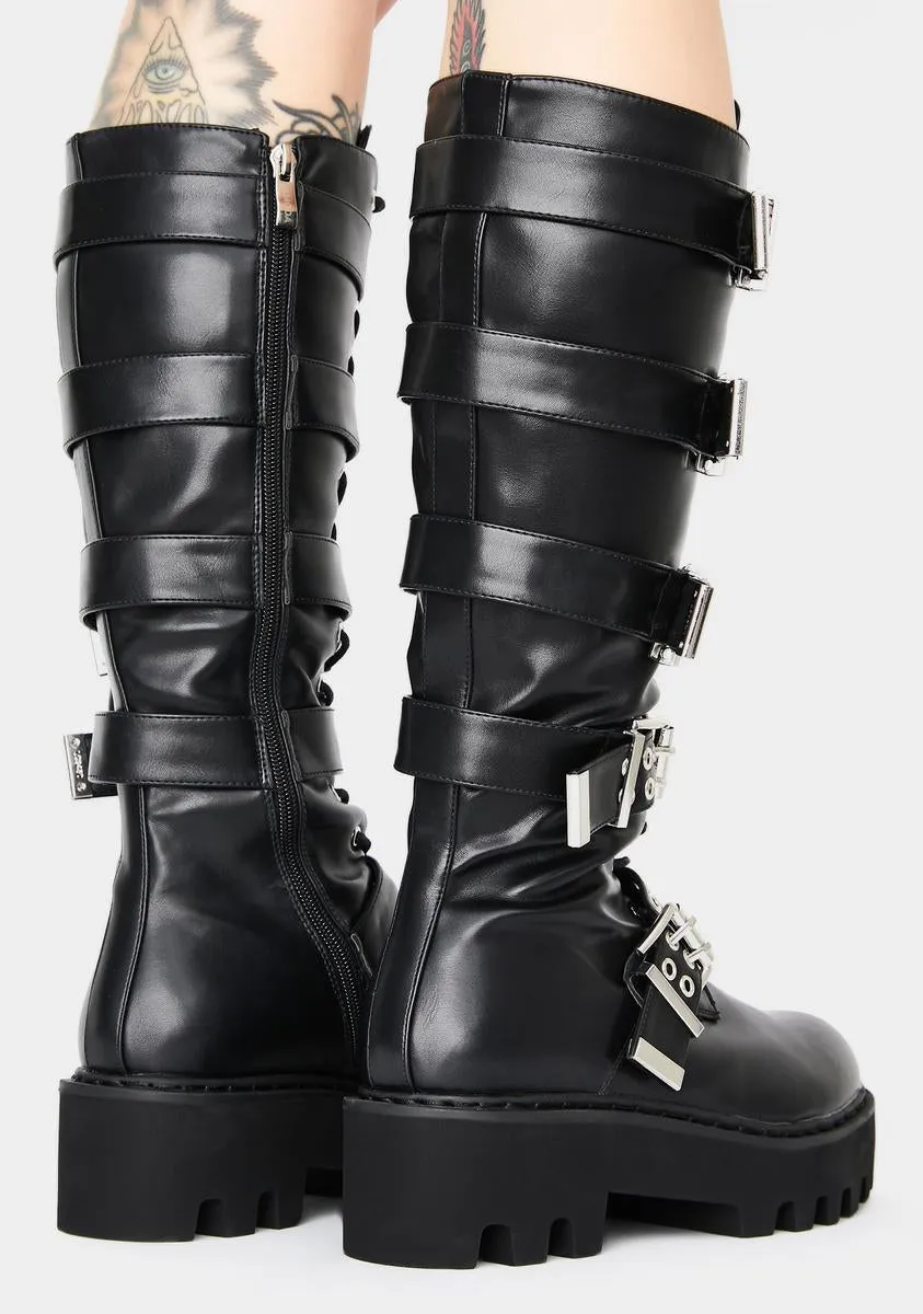 Lockdown Knee High Boots