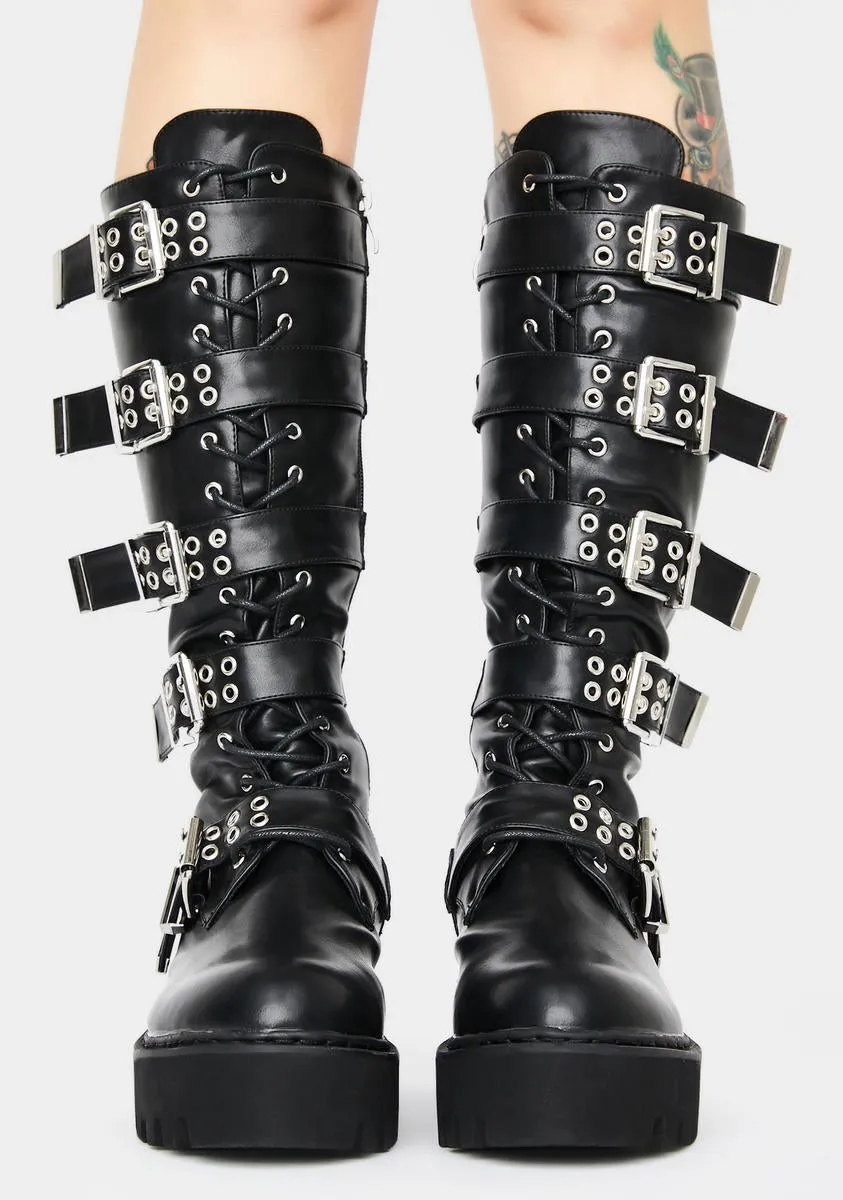 Lockdown Knee High Boots