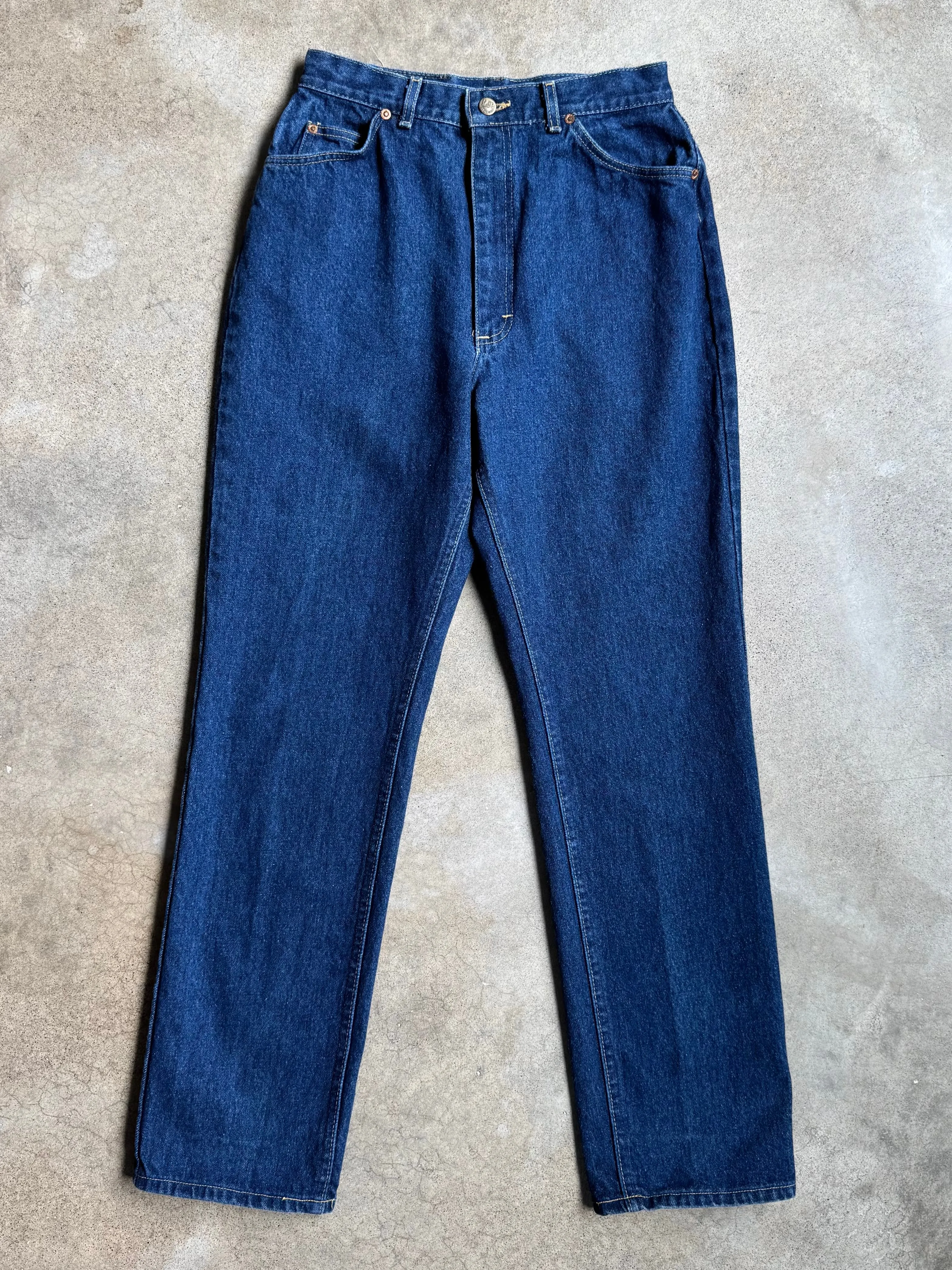 Vintage Lee Riders Dark Wash Straight Leg Jeans (W28”)