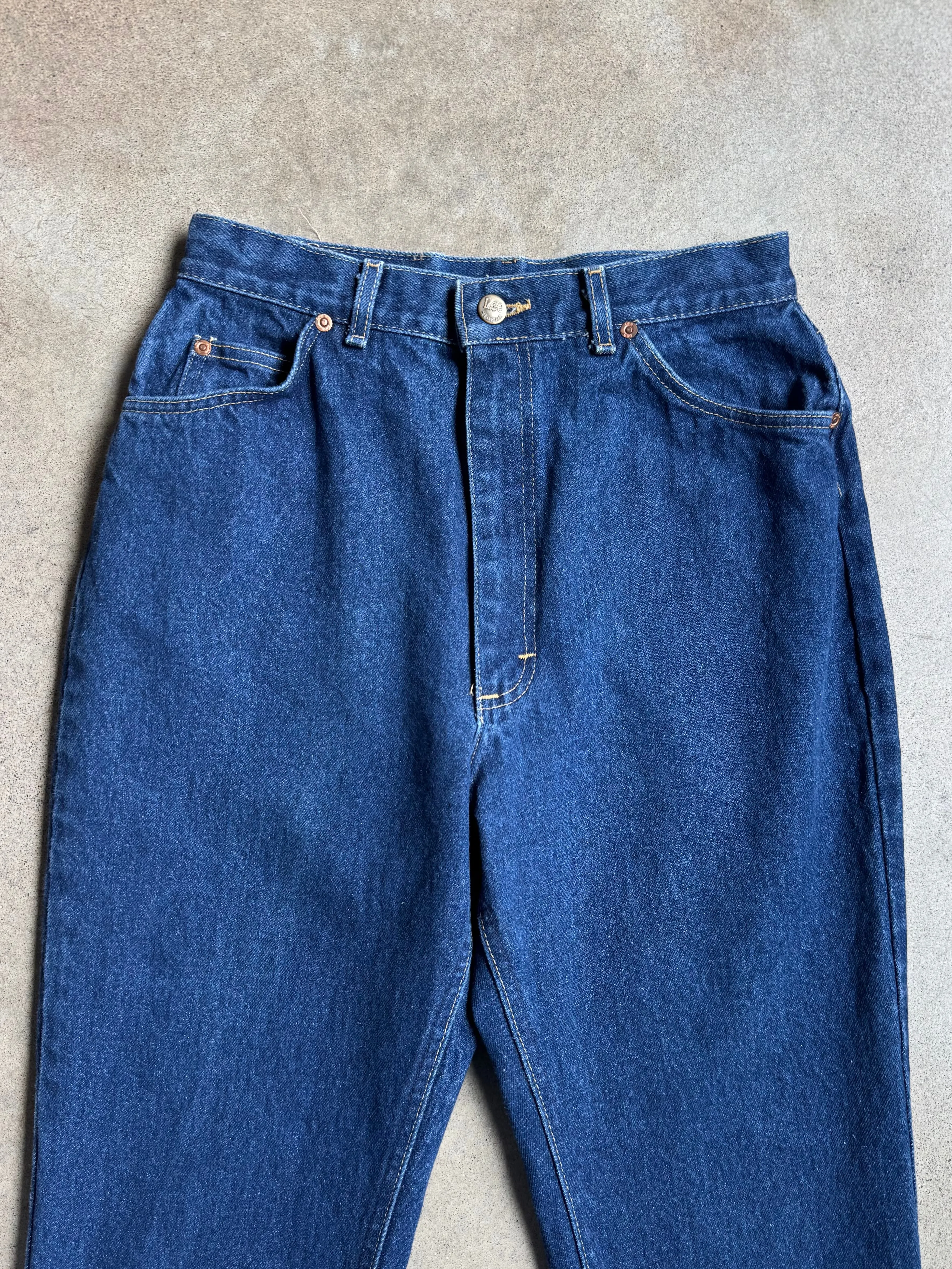 Vintage Lee Riders Dark Wash Straight Leg Jeans (W28”)