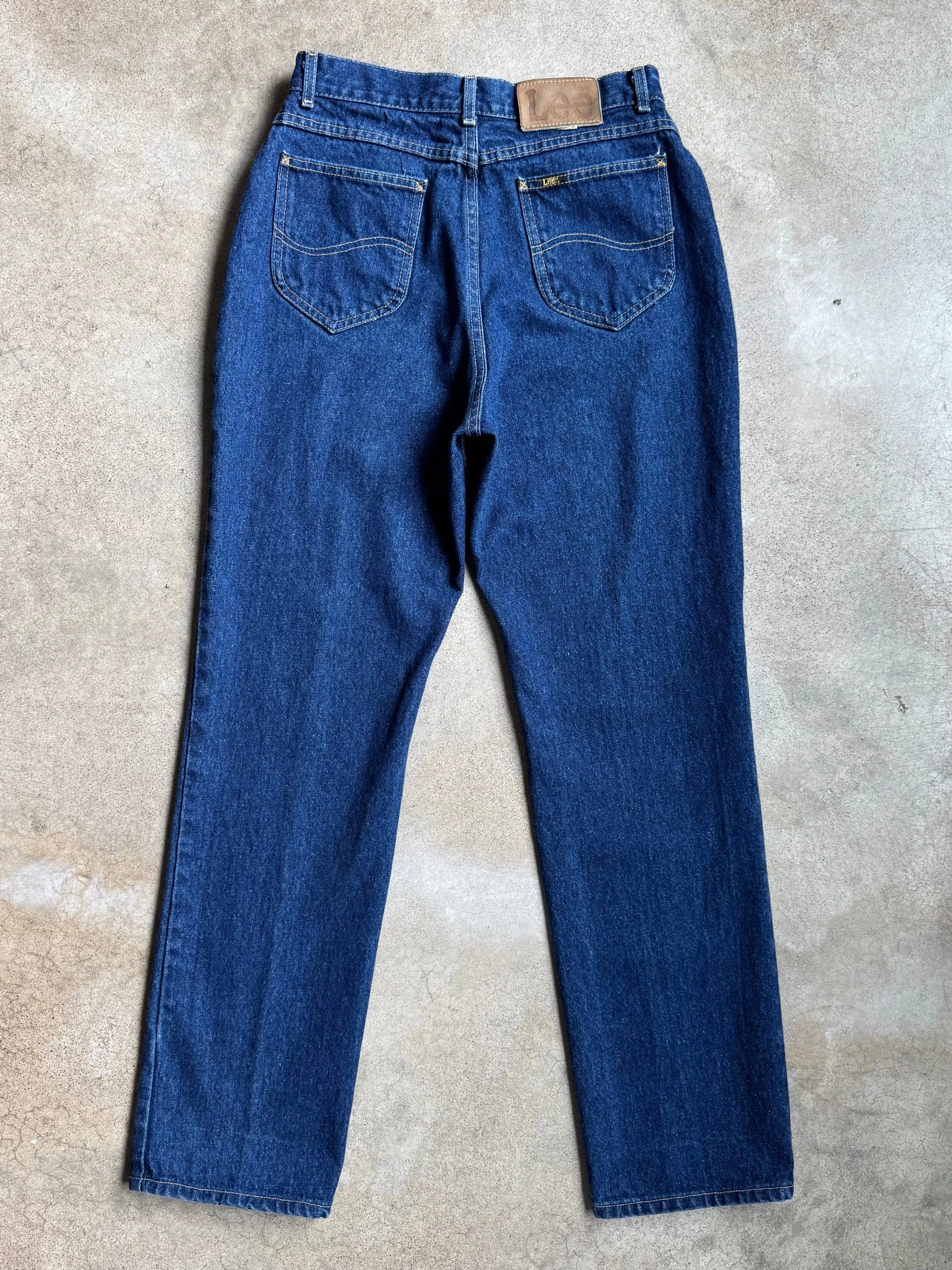 Vintage Lee Riders Dark Wash Straight Leg Jeans (W28”)